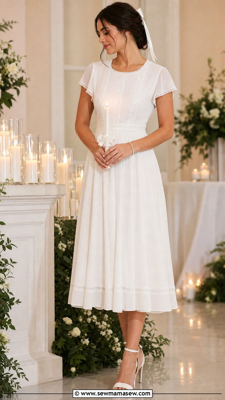 Candlelight Ceremony All White Outfit - 25 Sorority sisterhood outfit ideas