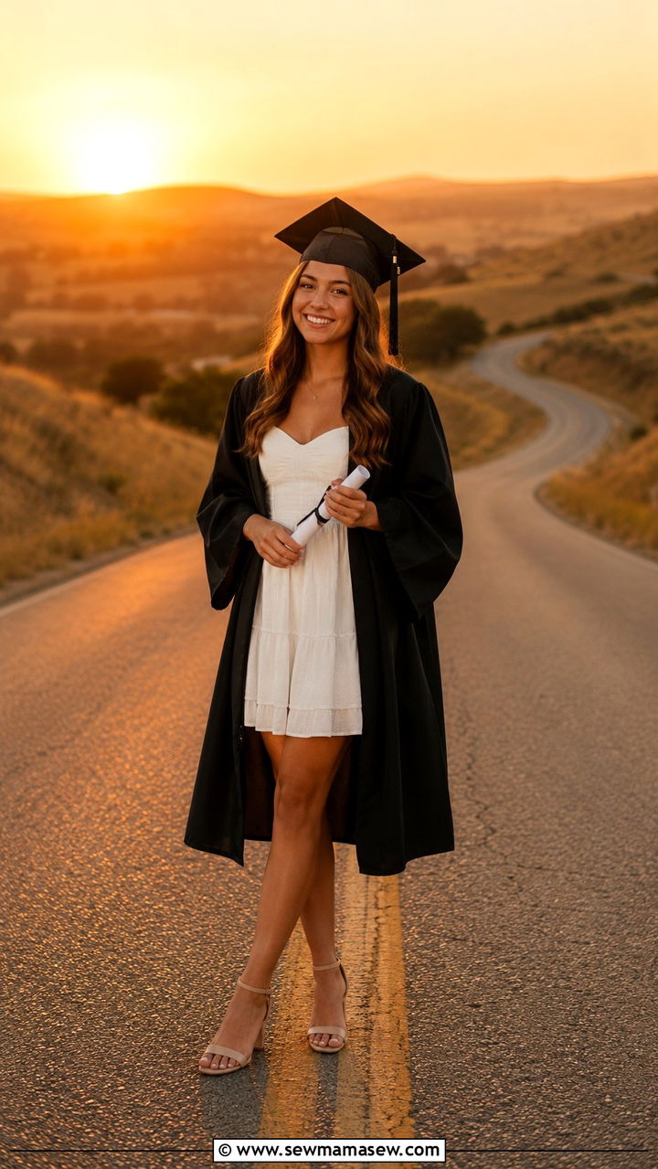 Cap and Gown Senior Pictures - 30 Senior photo outfit ideas 2026