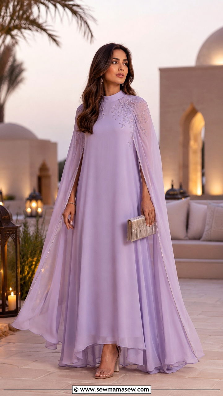 Cape Dress Suhoor Outfit - 20 Suhoor outfit ideas