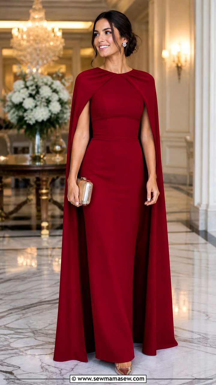 Cape Dress Wedding Guest - 40 what to wear to a wedding guest