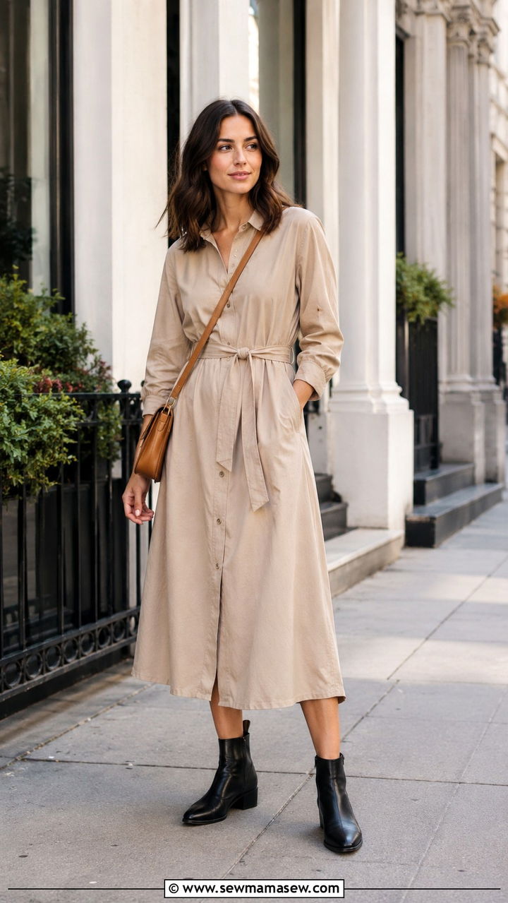Cape Style Blouse and Straight Leg Trousers - 25 modest classy outfits to copy