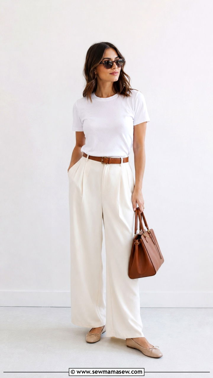 Caramel Accessories with an All Neutral Outfit - 30 Caramel outfit ideas