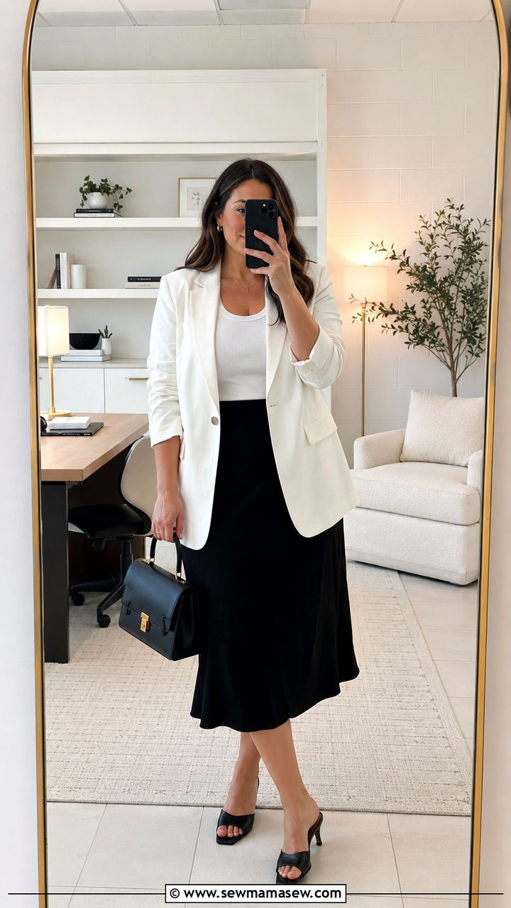 Caramel Button Down and Beige Pants Teacher - 30 Teacher outfits plus size