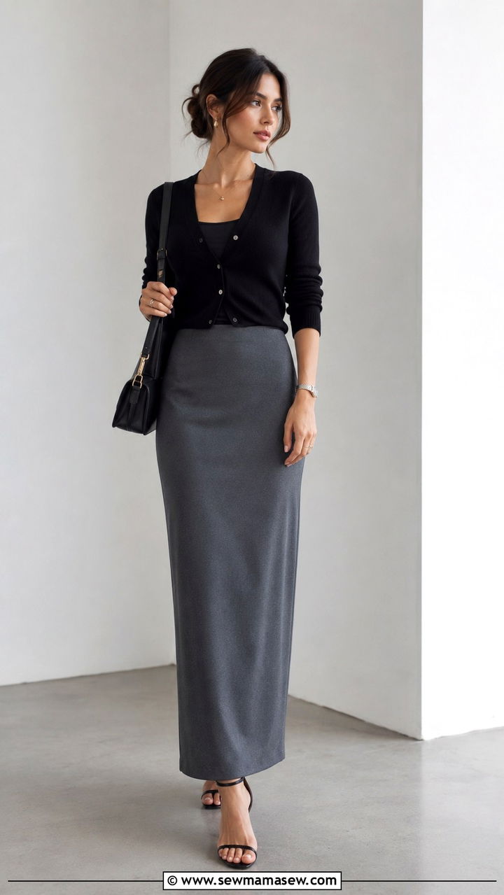 Cardigan with Tailored Shorts and Loafers for Warm Weather - 30 How to style a cardigan for work