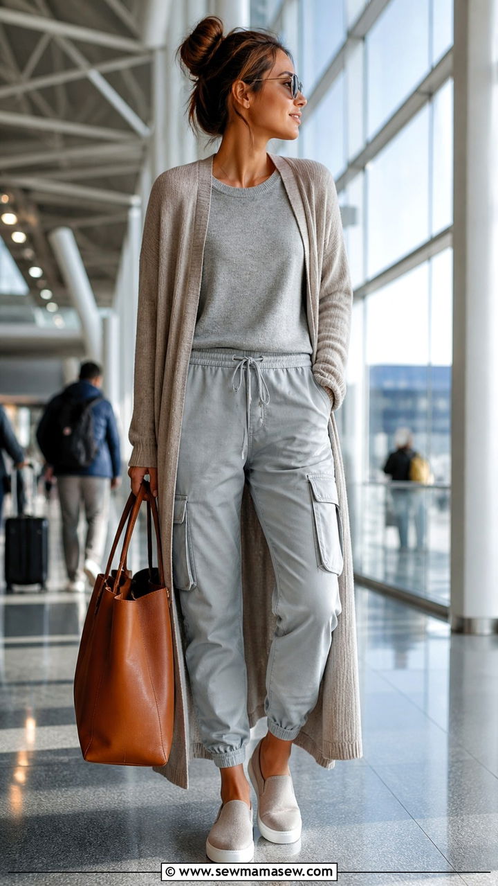 Cargo Pants Airport Travel Outfit - 40 cargo pants outfits ideas