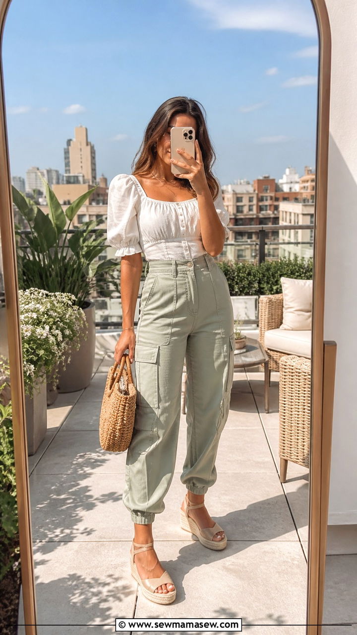 Cargo Pants Brunch Outfit - 40 cargo pants outfits ideas