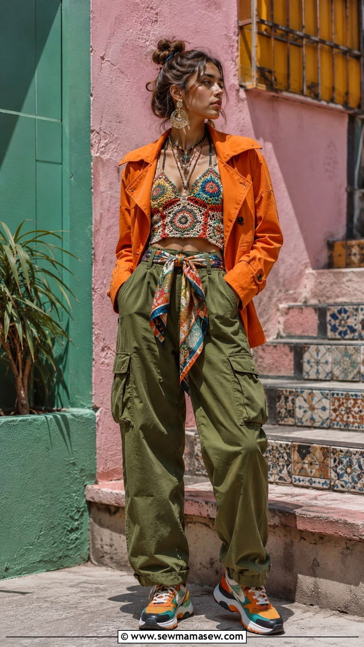 Cargo Pants Maximalist Artsy Outfit - 25 maximalist outfits to copy