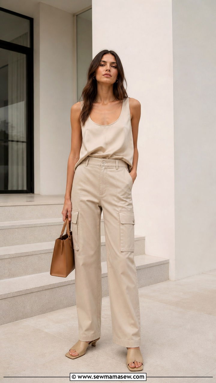 Cargo Pants Minimalist Outfit - 40 cargo pants outfits ideas