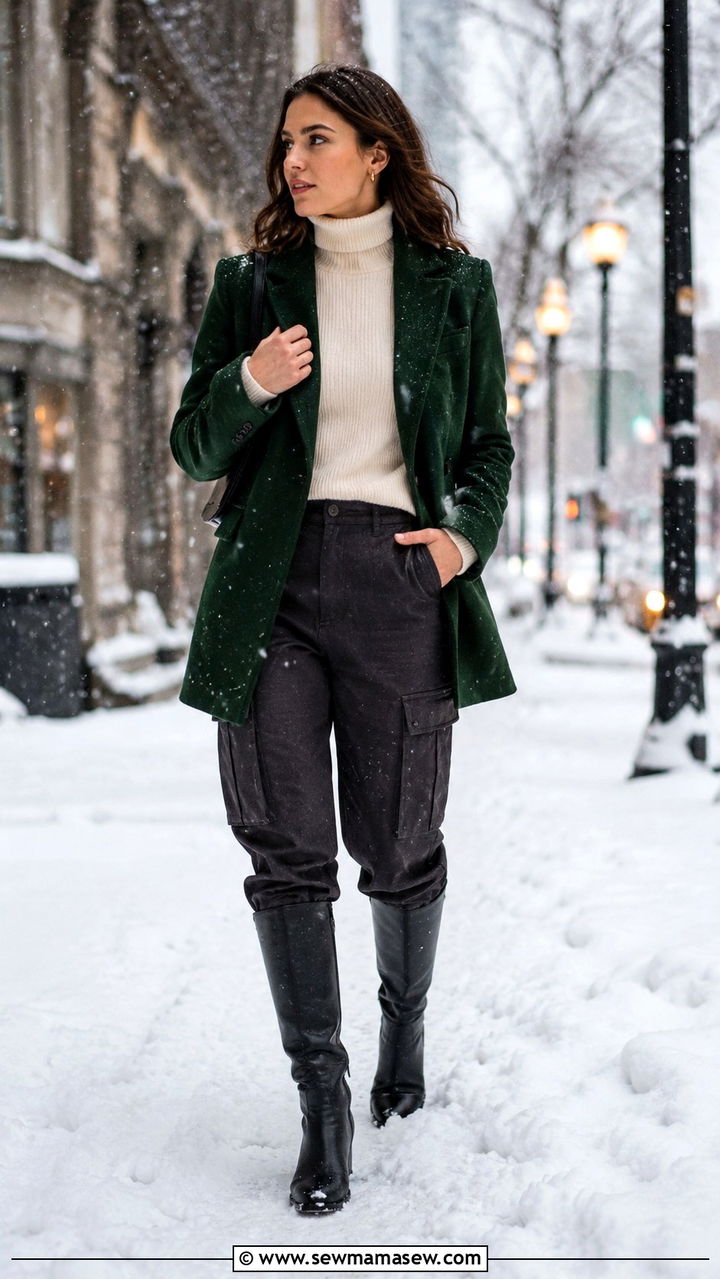 Cargo Pants With Blazer For Winter - 30 Cargo pants outfit ideas with blazer