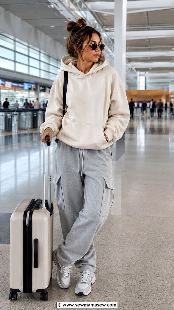 Cargo Pants With Oversized Hoodie And Dad Sneakers - 20 cargo pants outfits 2026