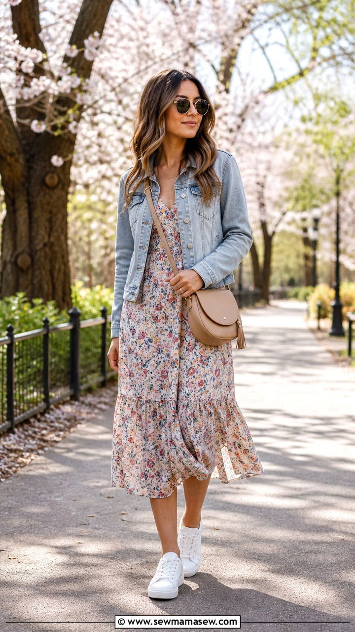 Cargo Pants and Fitted Tank with Platform Sneakers - 40 spring cute outfit ideas