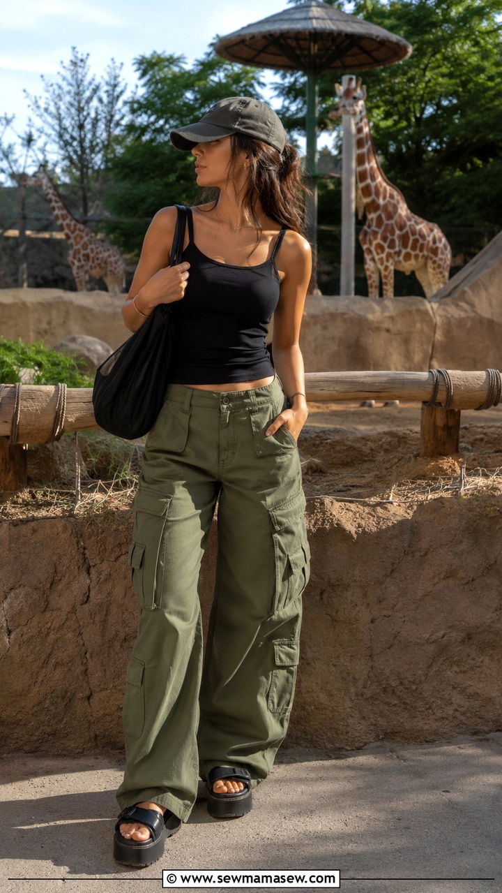 Cargo pants outfit for zoo - 25 Zoo outfit ideas
