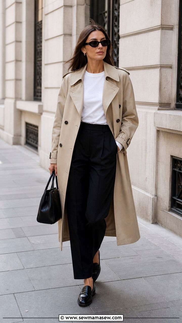 Carolyn Bessette Kennedy Trench Coat Street Style Outfit - 20 Old money outfit ideas Carolyn Bessette Kennedy