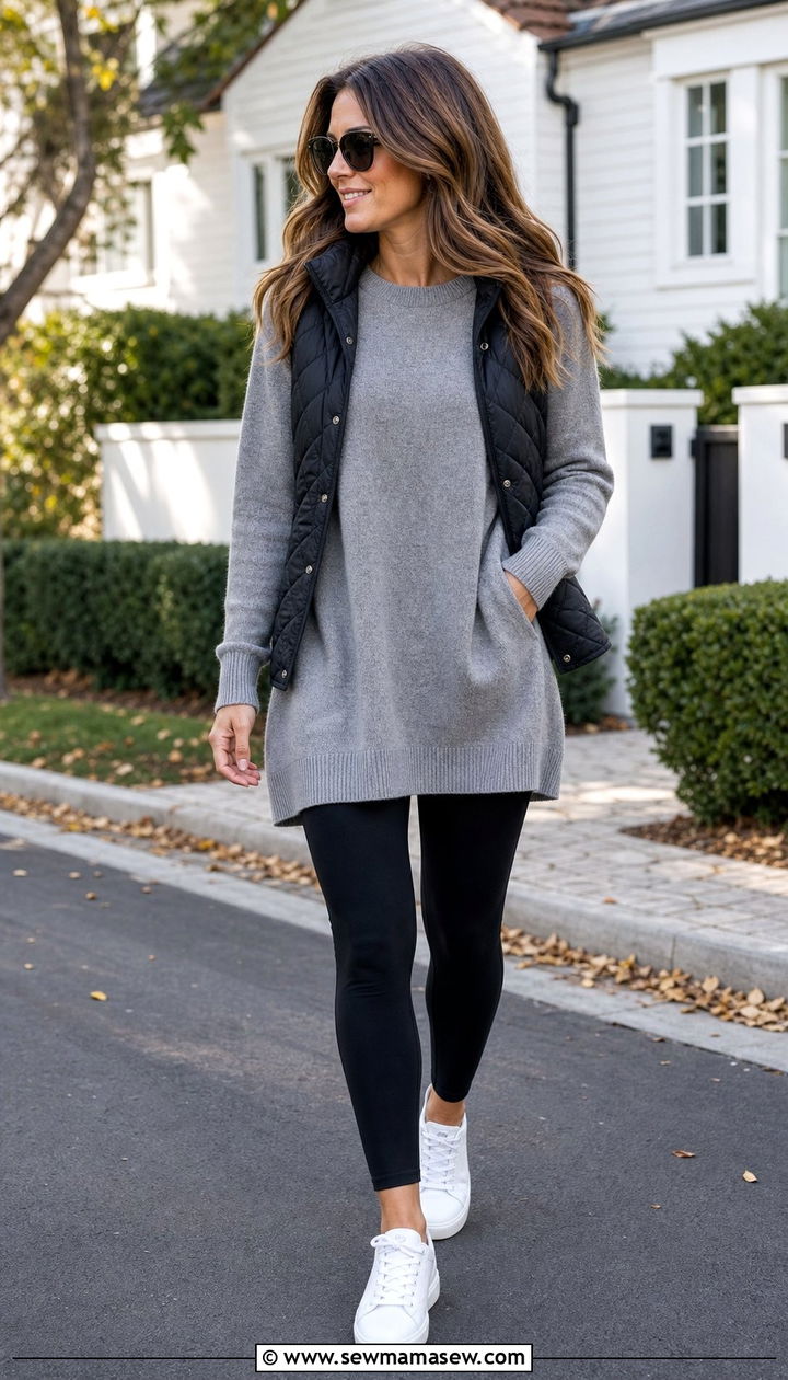 Cashmere Sweater With Leggings Outfit - 35 Cashmere sweater outfit ideas