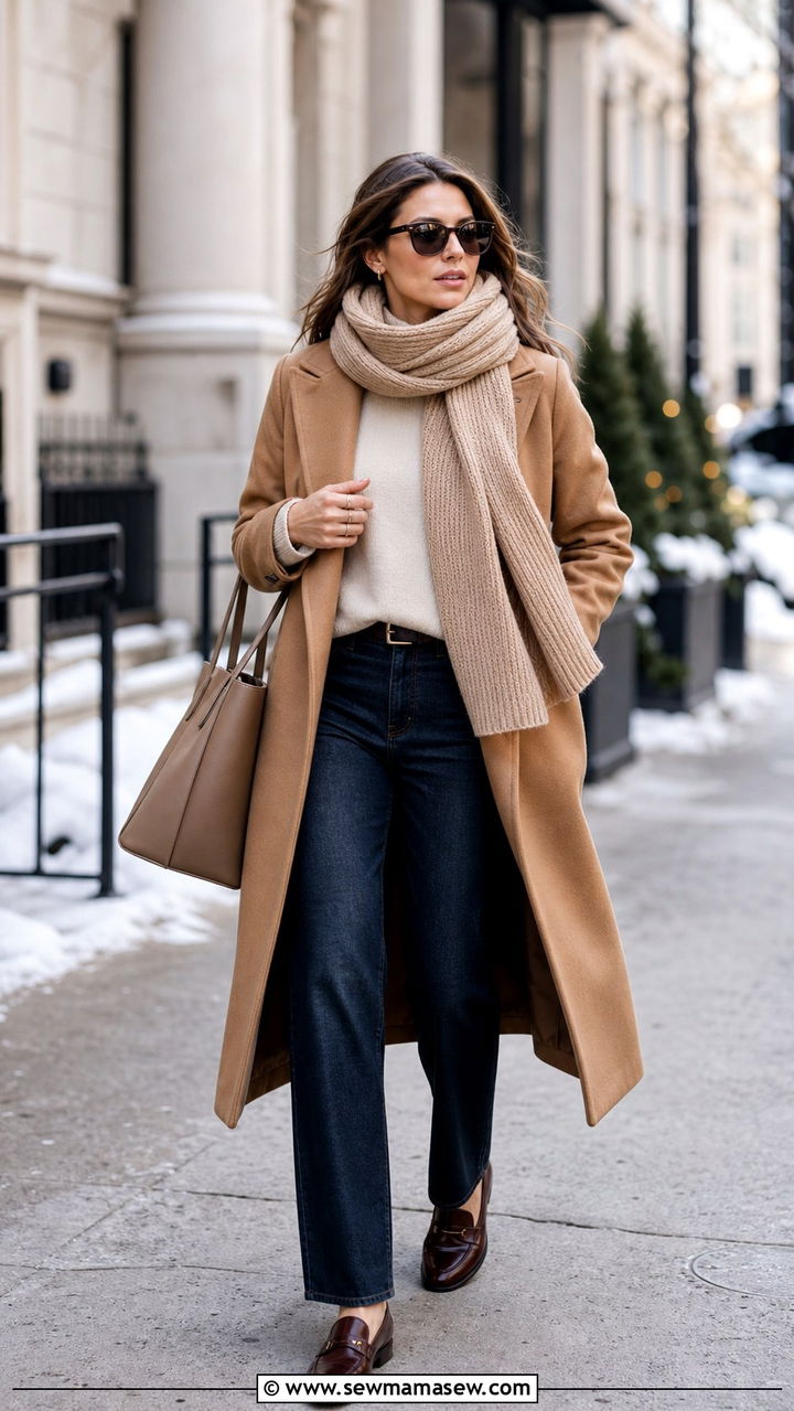 Cashmere turtleneck with tailored trousers outfit NYC - 40 What to wear in New York
