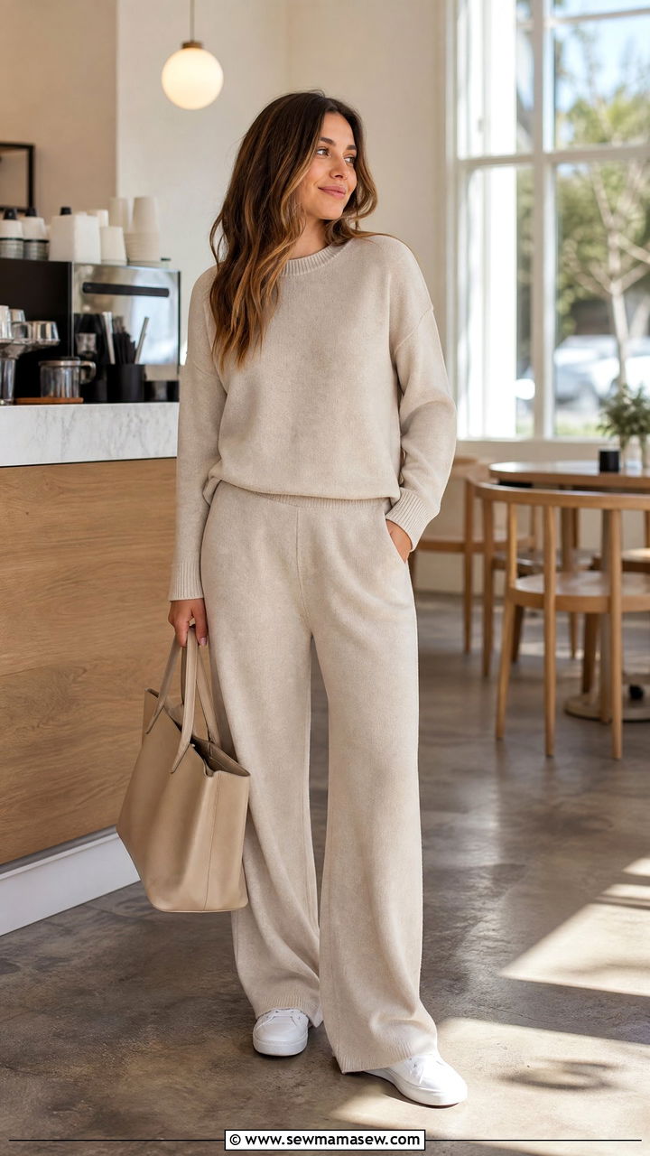 Casual Knit Matching Set - 30 matching set outfits aesthetic