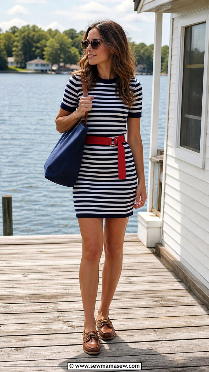 Chambray Shirt and White Jeans Outfit - 40 Memorial Day outfit ideas