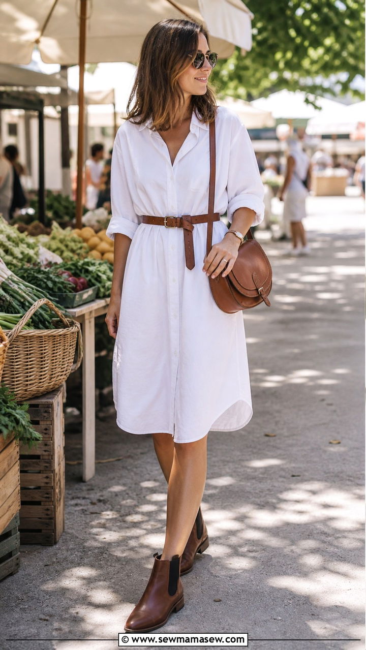 Chelsea boots with a floral midi dress - 40 Chelsea boots outfit ideas