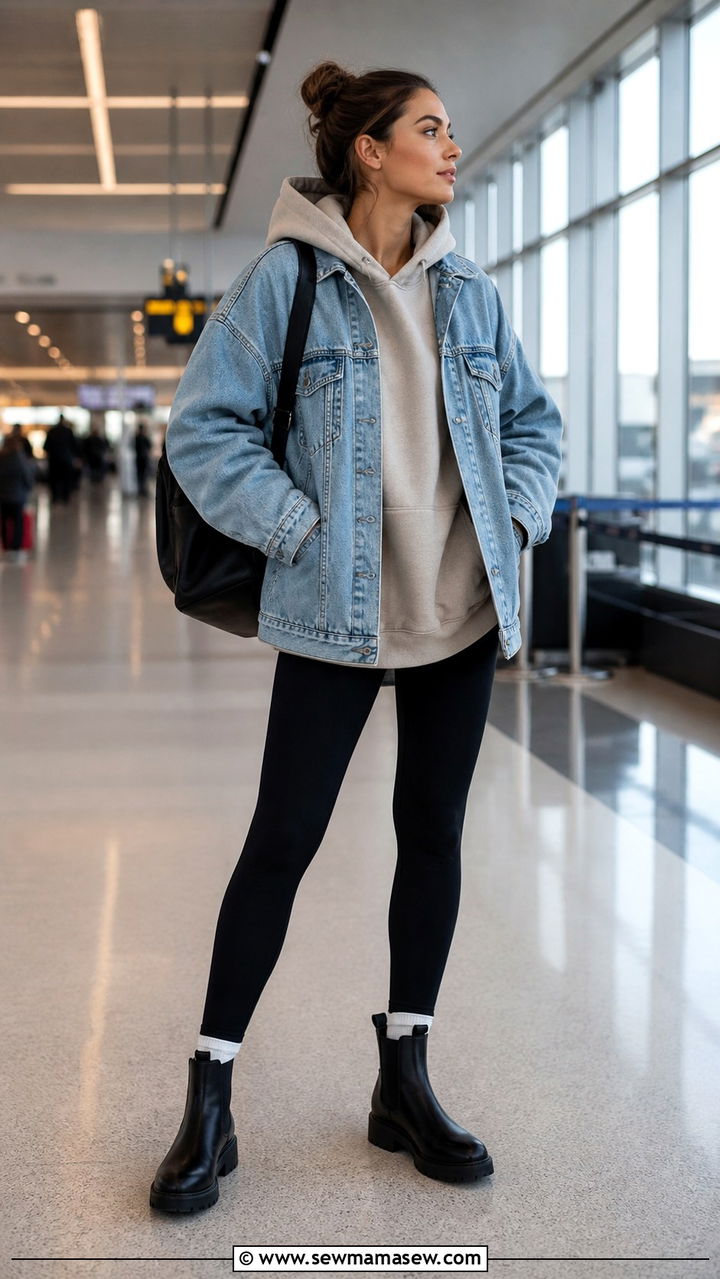 Chelsea boots with a hoodie and leggings - 40 Chelsea boots outfit ideas