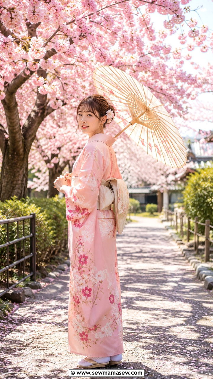 Cherry Blossom Kimono Outfit Kyoto - 30 Kyoto outfit ideas