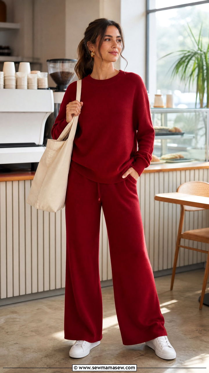 Cherry Red Knit Set - 25 Cherry red outfit ideas 2026