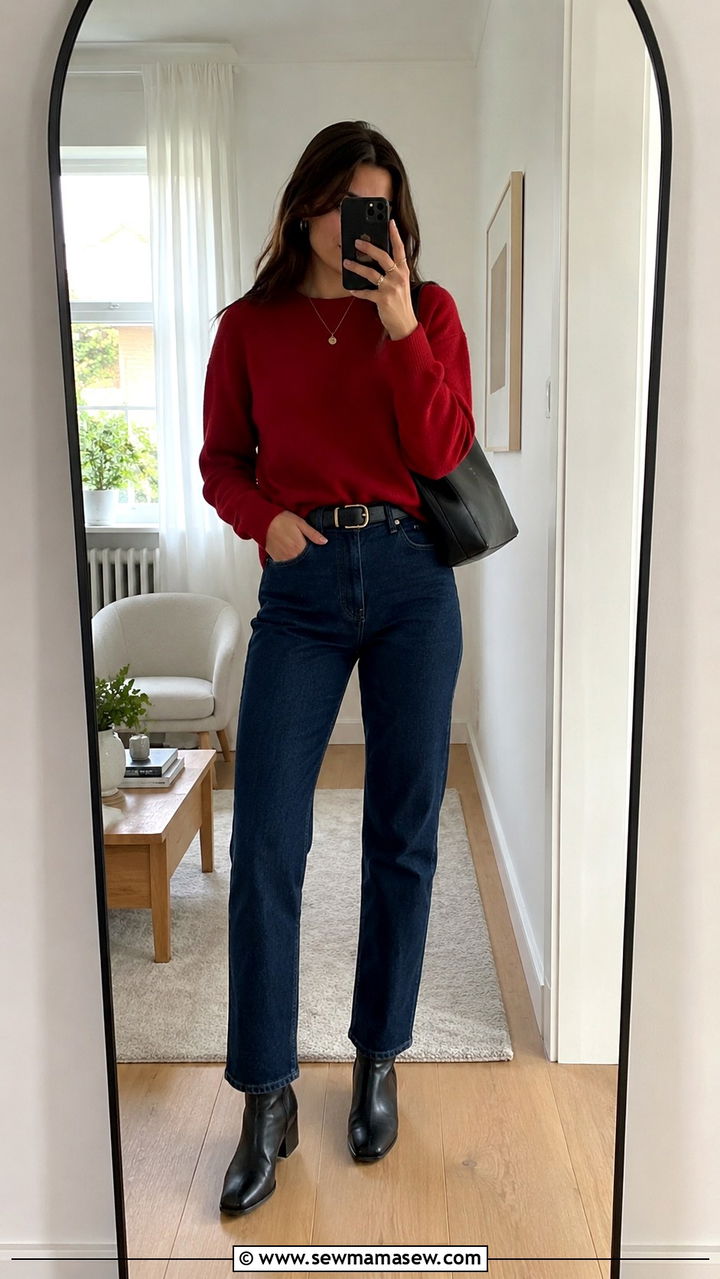 Cherry Red Outfit - 30 Pinterest outfits ideas
