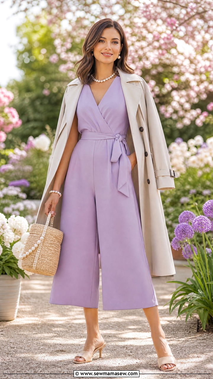 Chic Culotte Jumpsuit Outfit For Spring - 25 chic jumpsuit outfit ideas