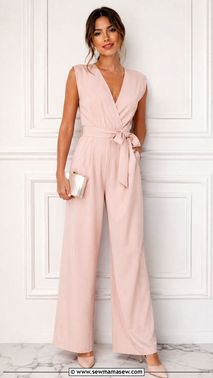 Chic Jumpsuit For Bridal Shower Event - 30 classy bridal shower outfit ideas