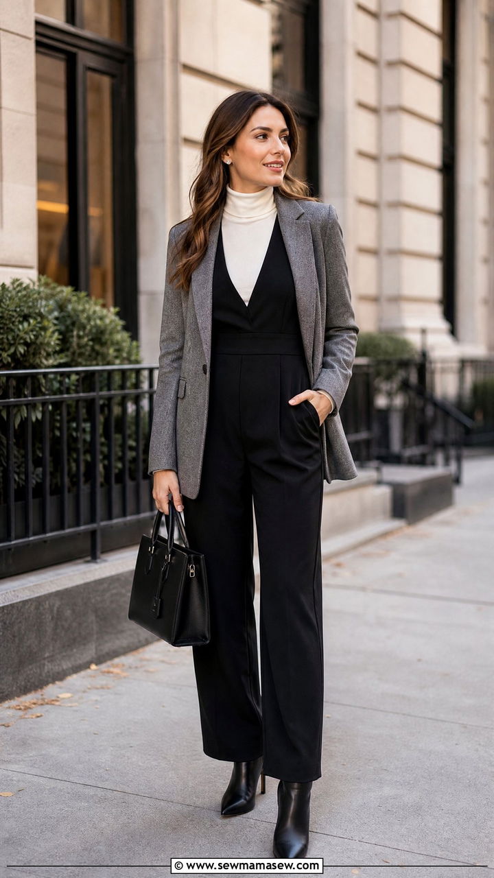 Chic Sleeveless Jumpsuit Outfit Layered - 25 chic jumpsuit outfit ideas