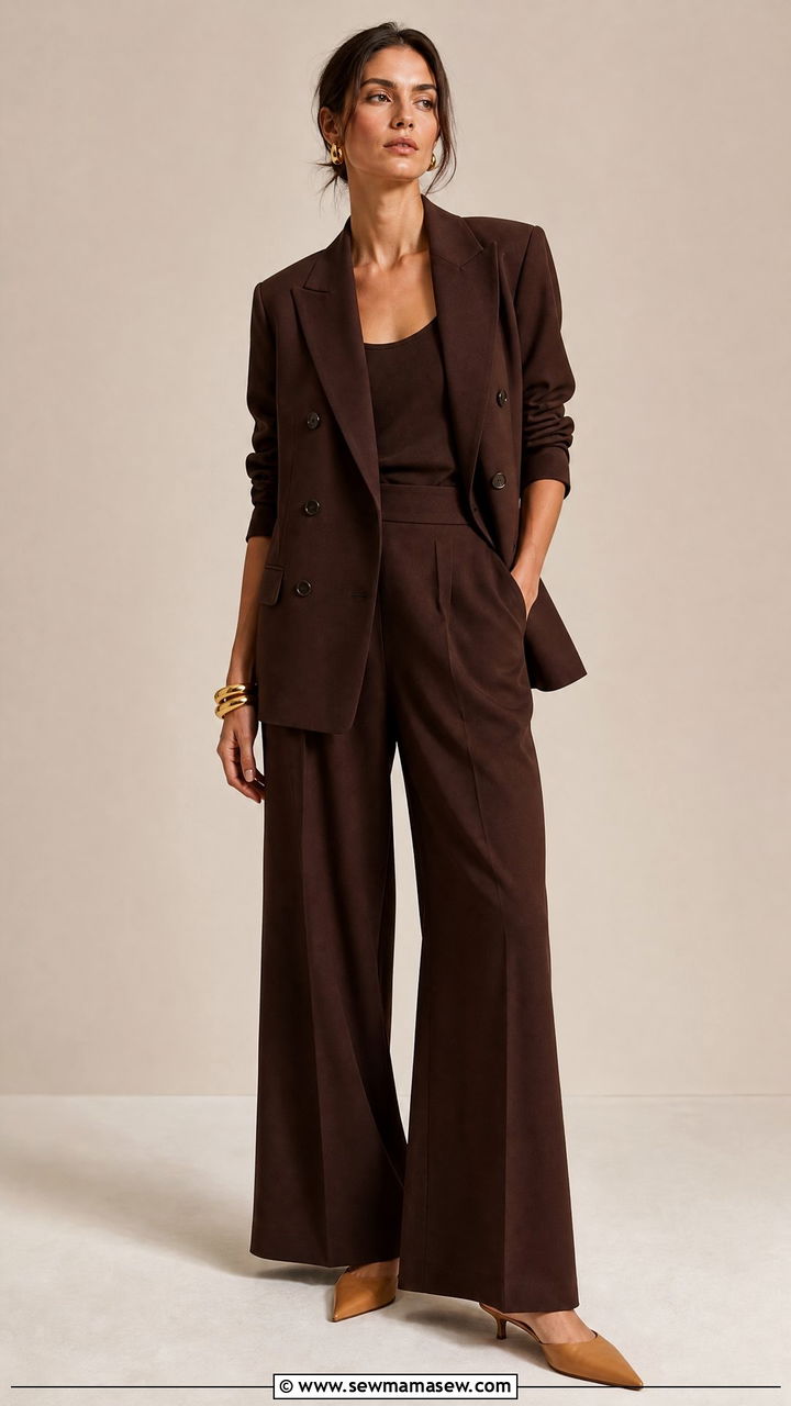 Chocolate Brown Monochrome Glamoratti Outfit 2026 - 25 glamoratti outfits 2026