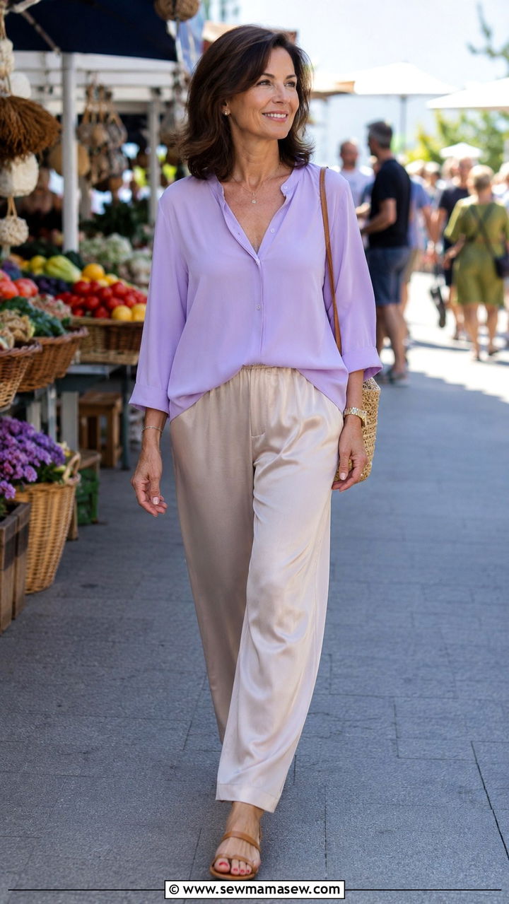 Choosing heavy fabrics that add visual weight - 20 Fashion mistakes to avoid over 40