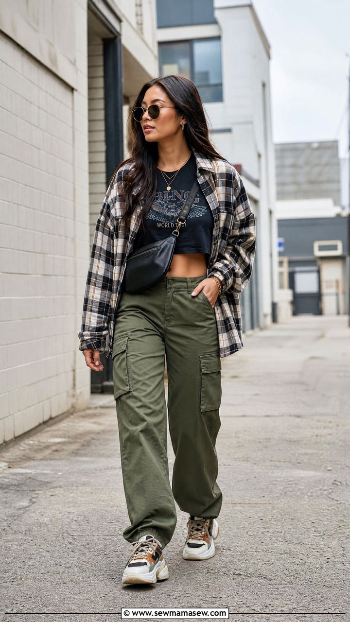 Chunky Sneakers With Cargo Pants Outfit - 25 How to style chunky sneakers