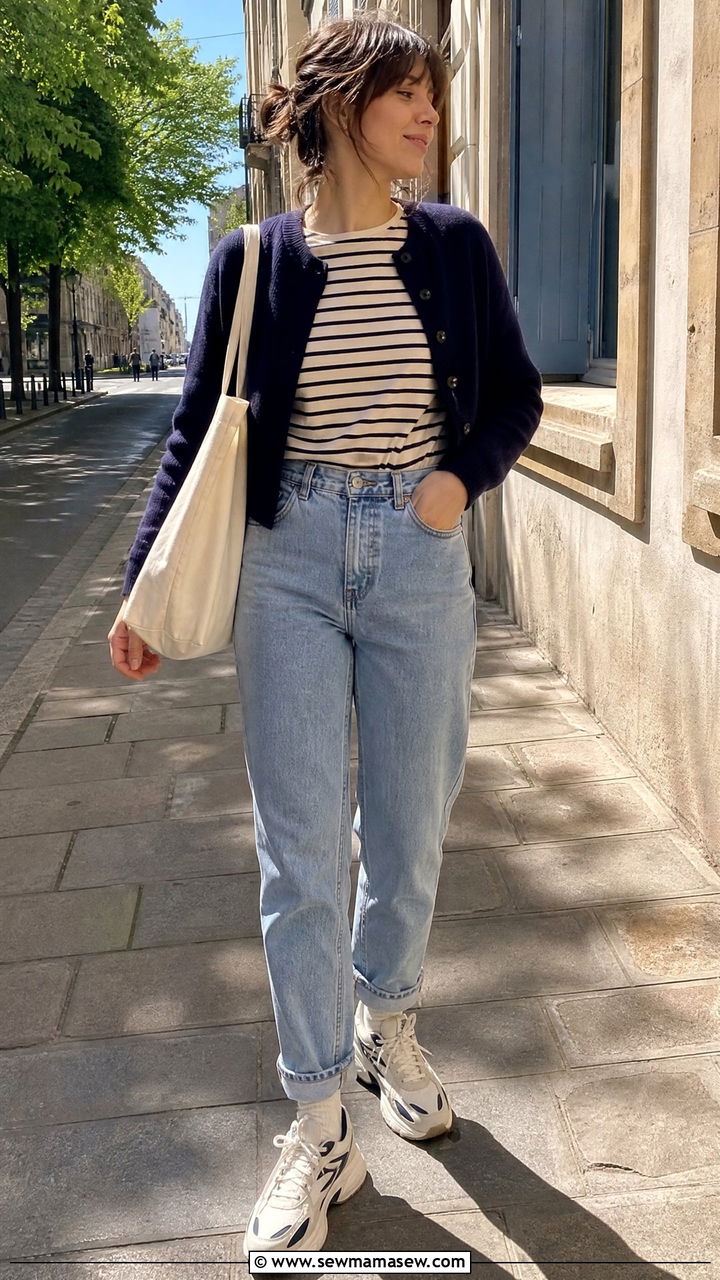 Chunky Sneakers With Mom Jeans Outfit - 25 How to style chunky sneakers