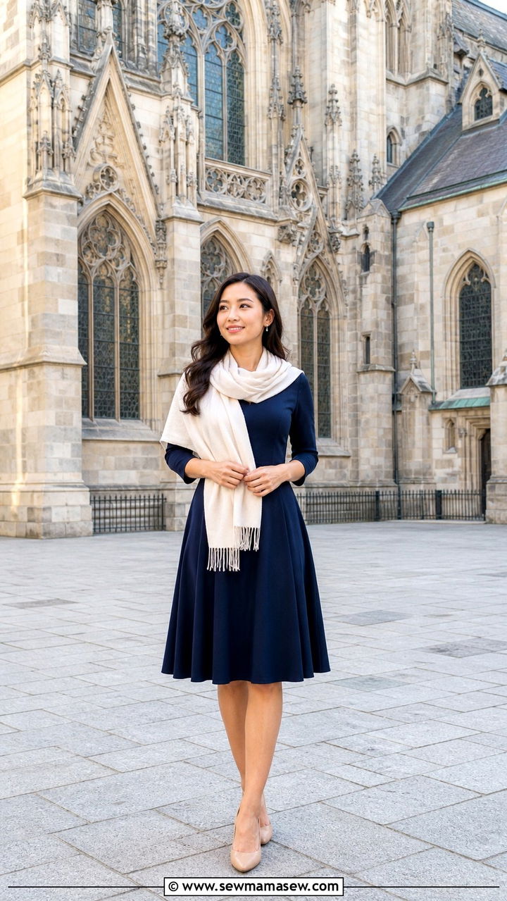 Church visit outfit Vienna - 40 What to wear in Vienna