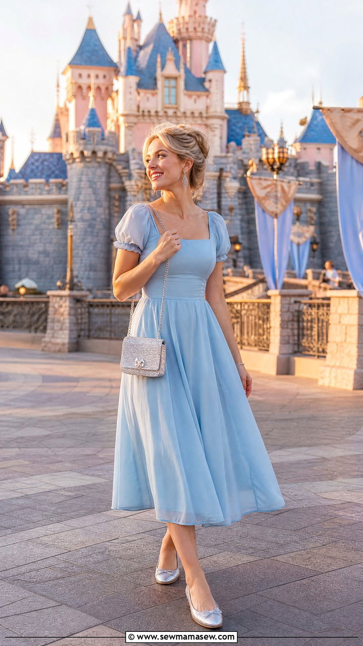 Cinderella Blue Dress Outfit - 40 What to wear in Disneyland