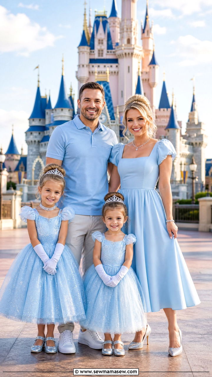 Cinderella Family Matching Outfit - 30 Disney outfits matching