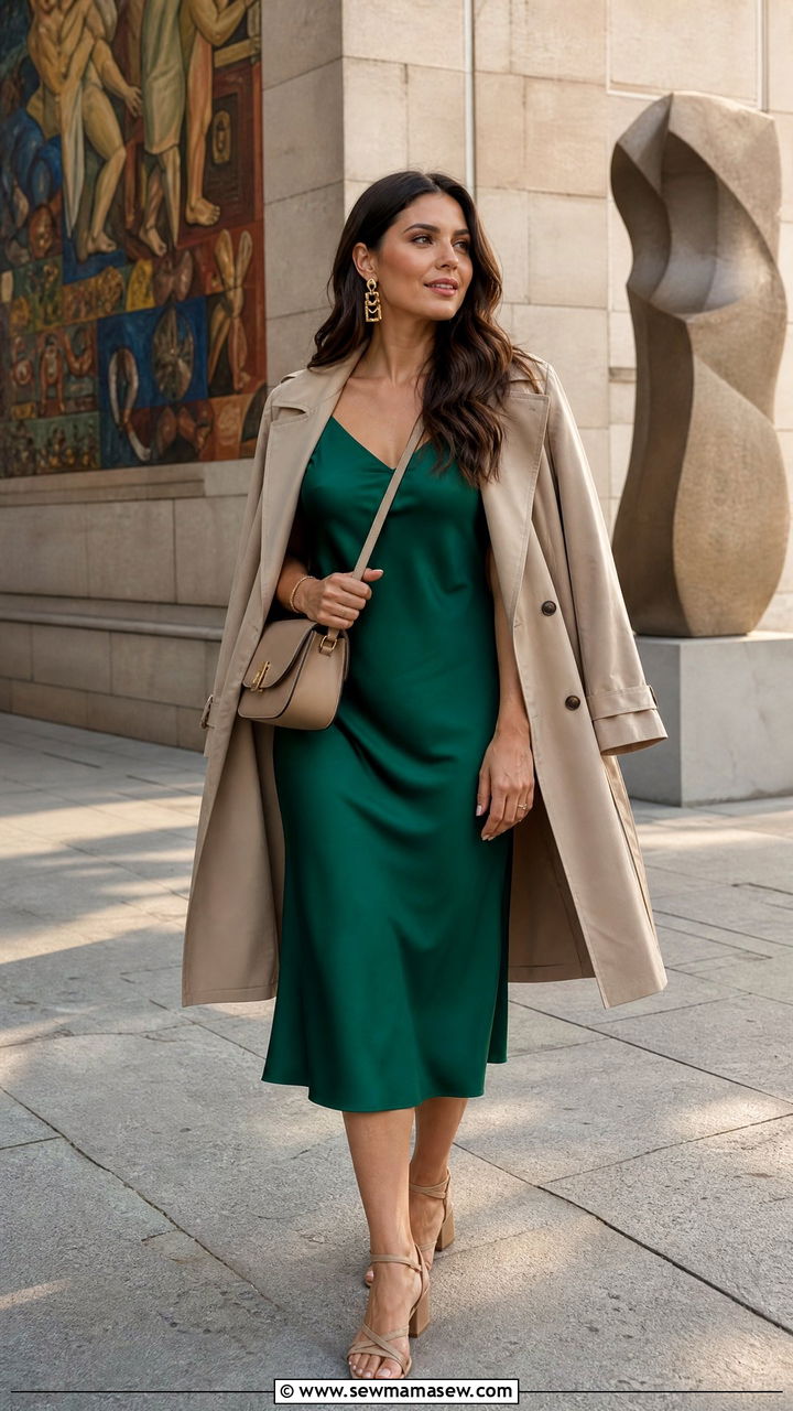 City Chic Midi Dress With Strappy Sandals Mexico Museum Outfit - 35 Mexico vacation outfits