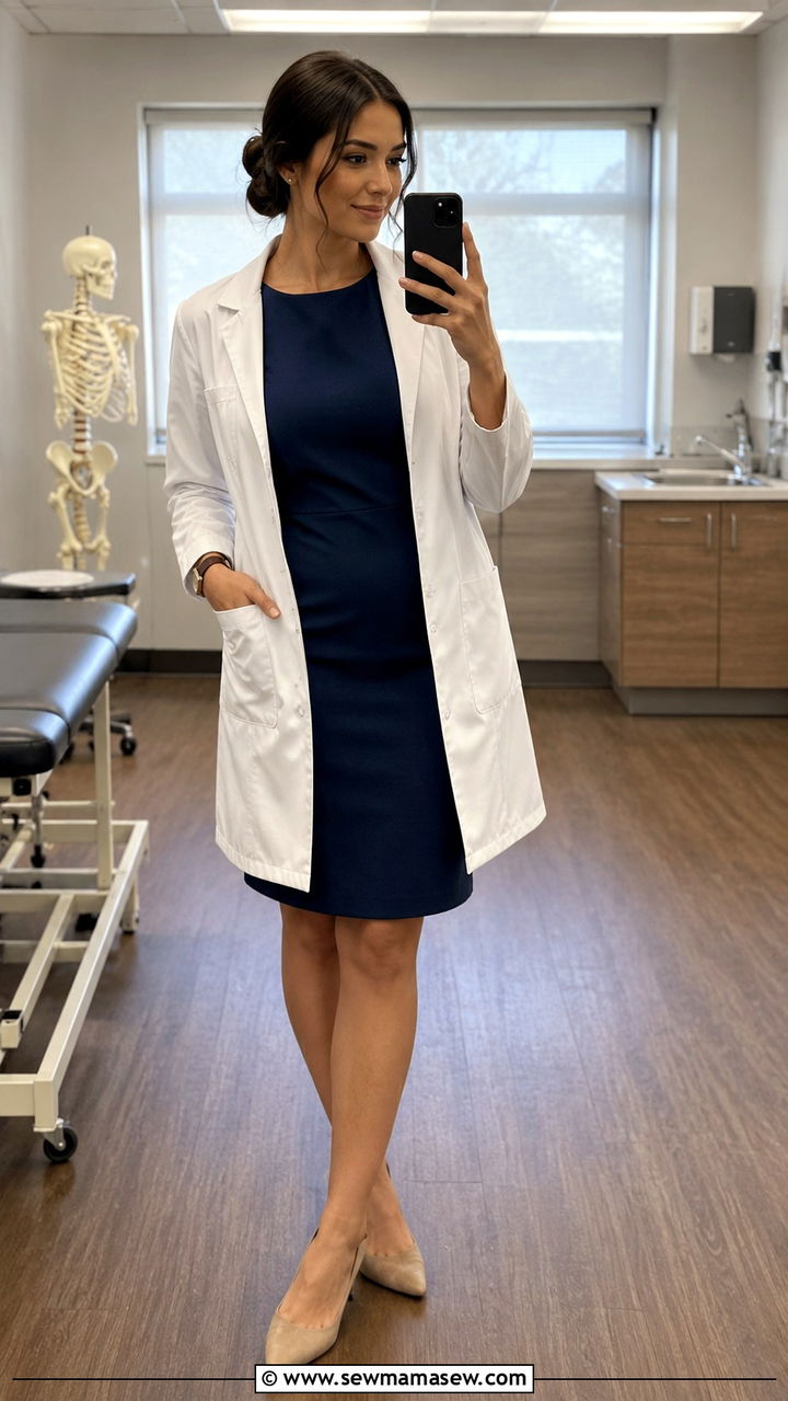 Classic Sheath Dress For Nursing Pinning - 25 Nursing graduation outfit ideas