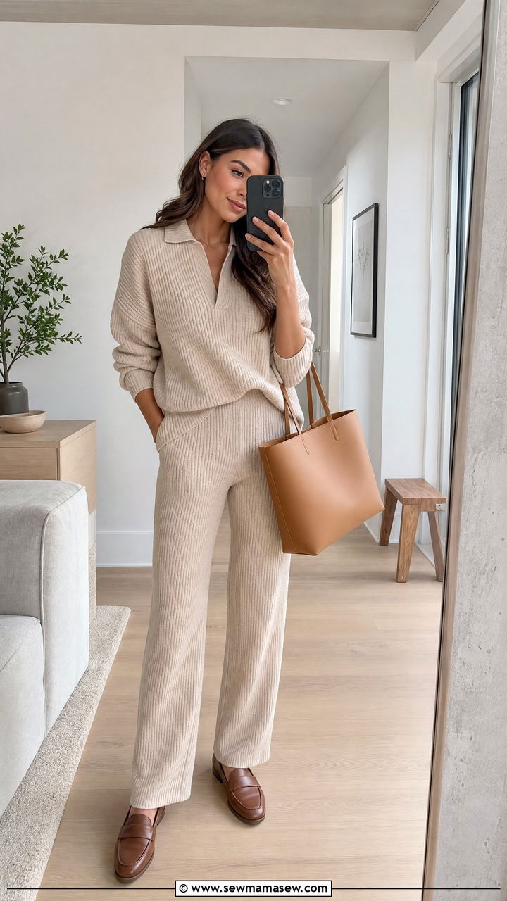 Co Ord Knit Set For Business Meetings - 30 Client meeting outfit ideas