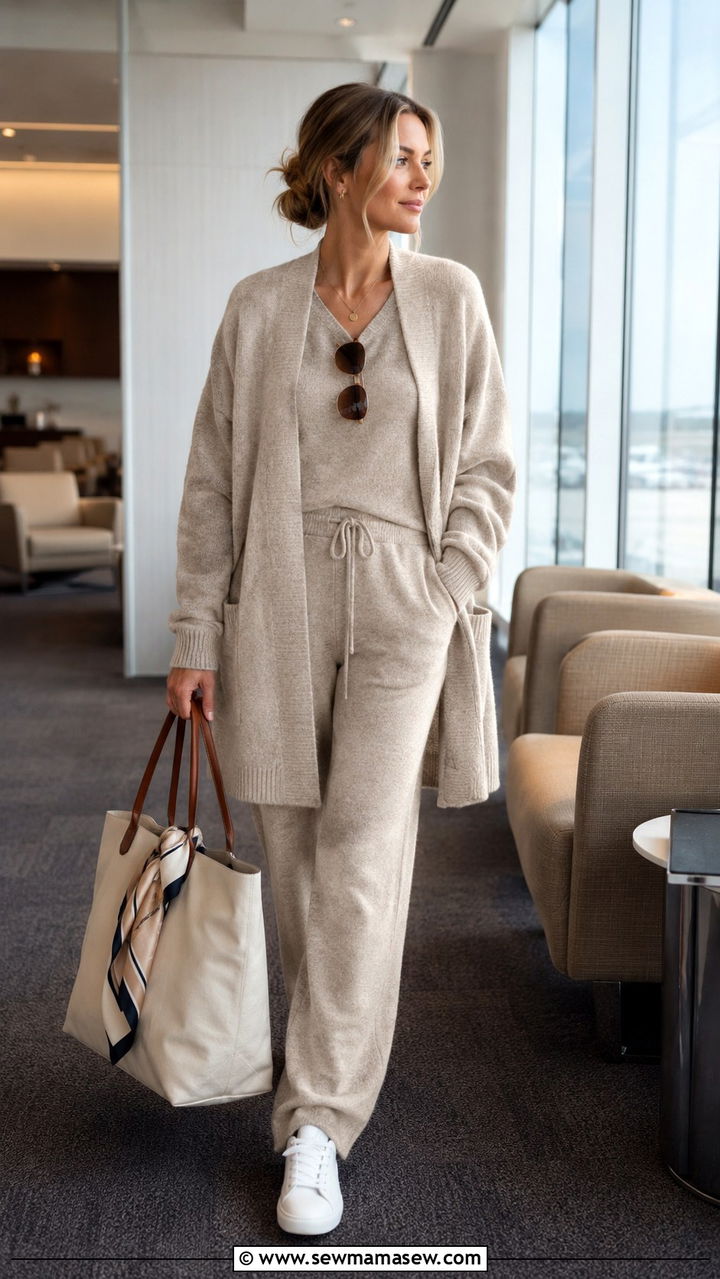 Coastal Grandmother Travel Outfit - 20 Coastal grandmother outfit ideas 2026