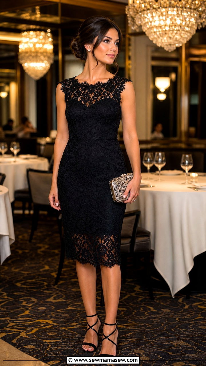 Cocktail dress and clutch bag outfit for Vegas upscale dinner - 40 What to wear in Las Vegas
