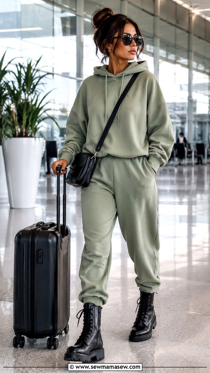 Combat Boots with Matching Sweatsuit - 30 How to style combat boots