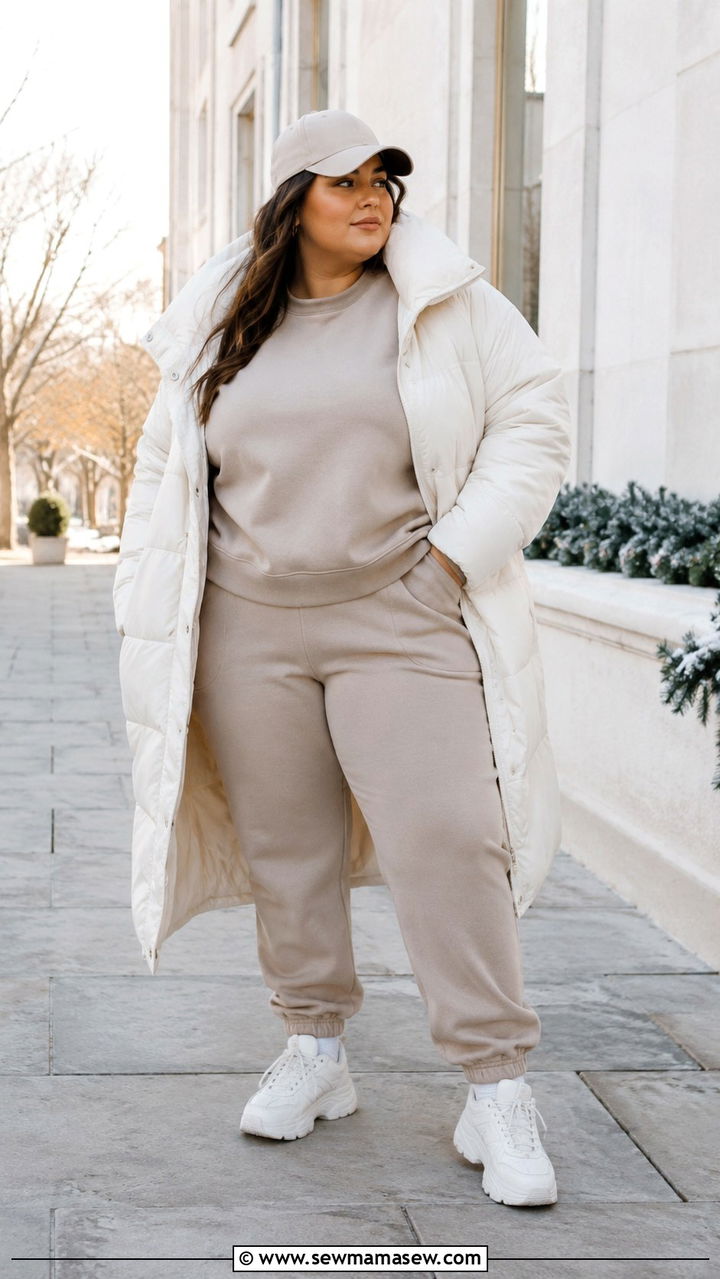 Coordinated Sweatsuit Outfit - 20 Plus size from Walmart
