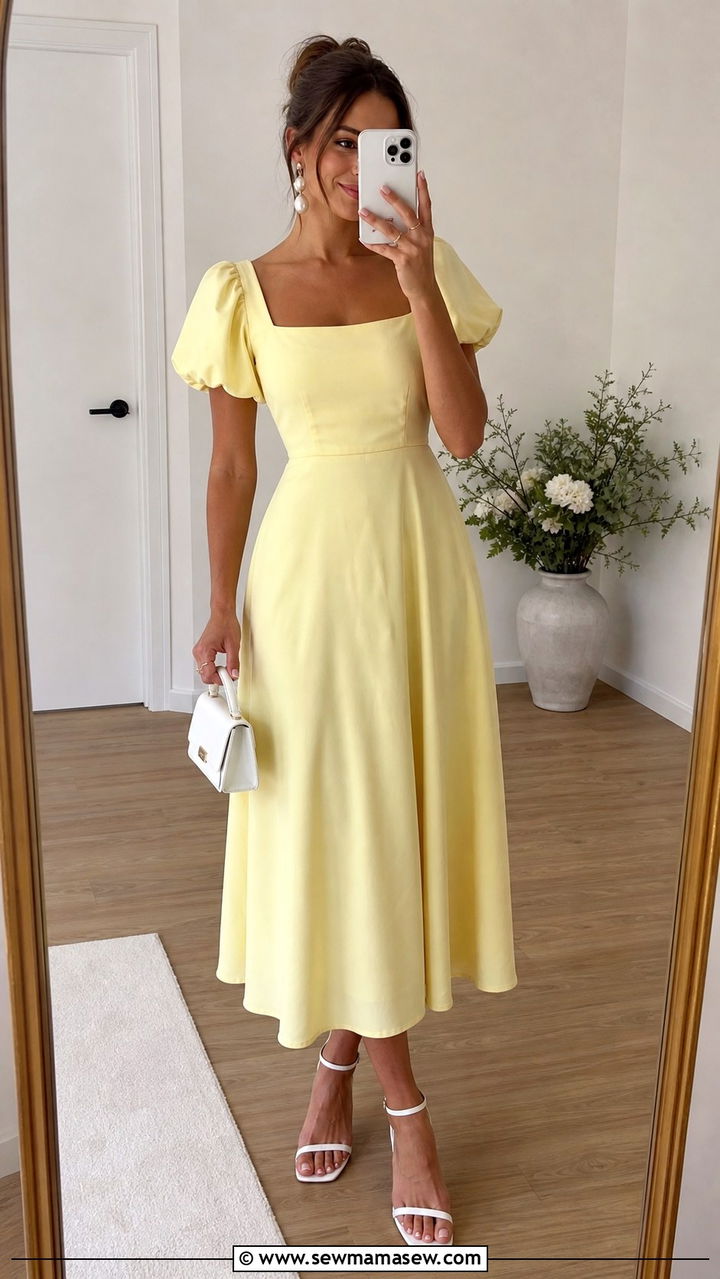 Coral Floral Maxi Dress With Espadrille Wedges - 40 spring wedding guest outfit ideas