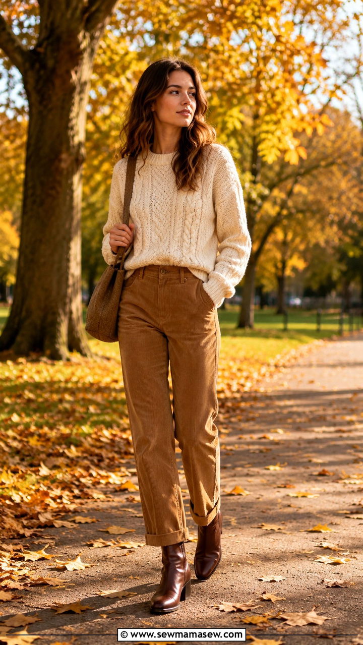 Corduroy Trousers Outfit Casual - 30 casual trousers outfits