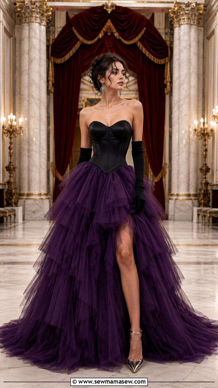 Corset Top And Full Tulle Skirt - 25 Opera aesthetic outfit ideas