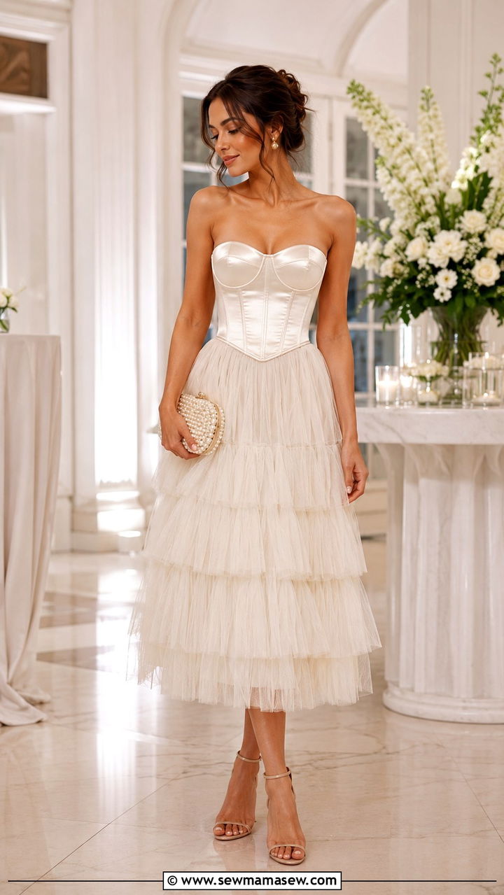 Corset Top and Skirt - 30 romantic outfits