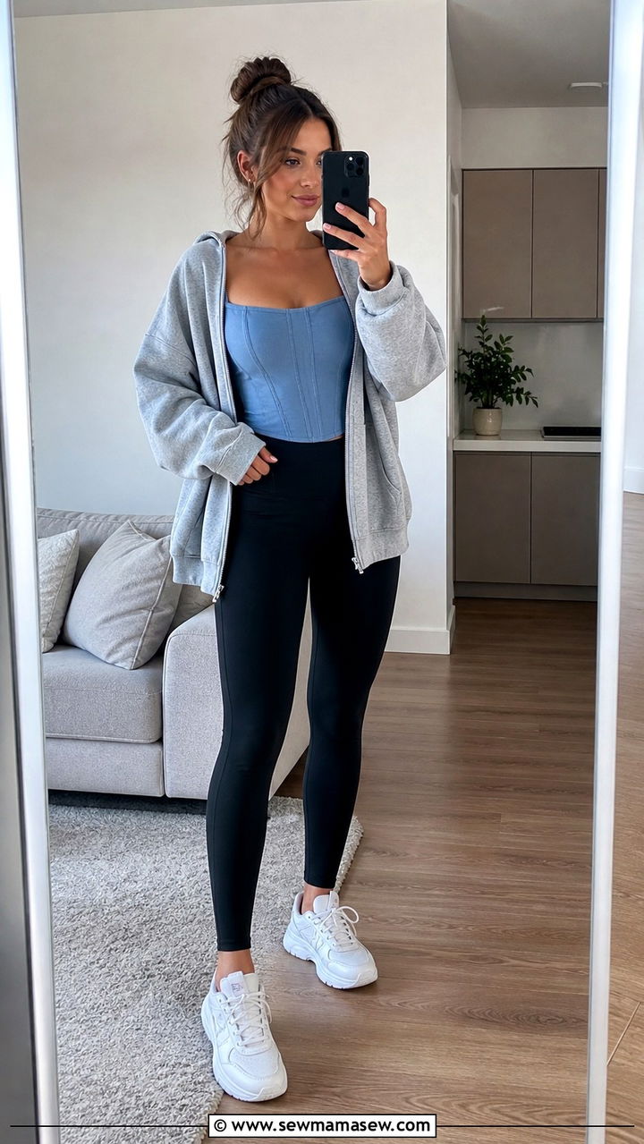 Corset top with leggings - 40 Corset top outfit ideas