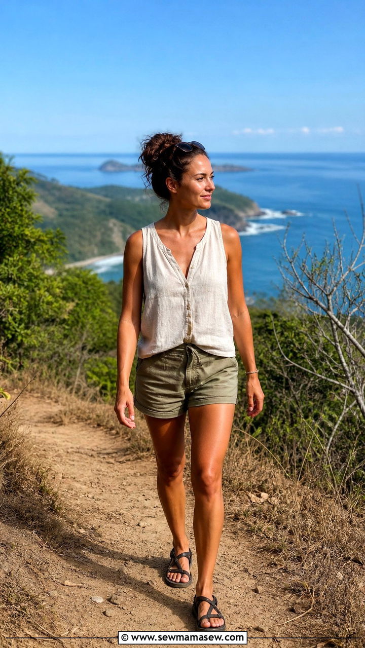 Costa Rica Manuel Antonio outfit with hiking sandals - 40 What to wear in Costa Rica