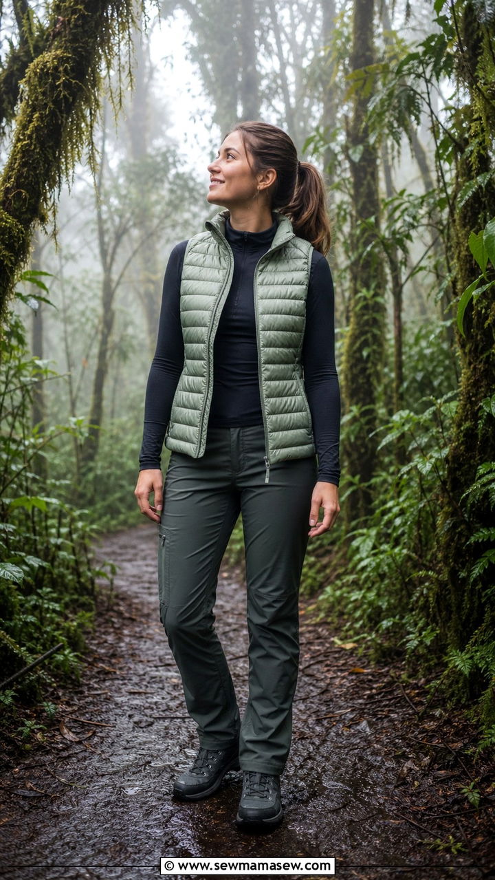 Costa Rica Monteverde outfit with warm layers - 40 What to wear in Costa Rica
